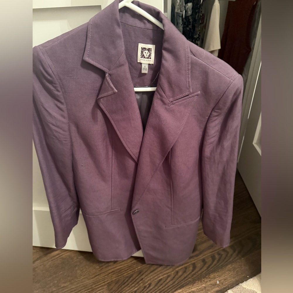 Anne Klein Purple Blazer
